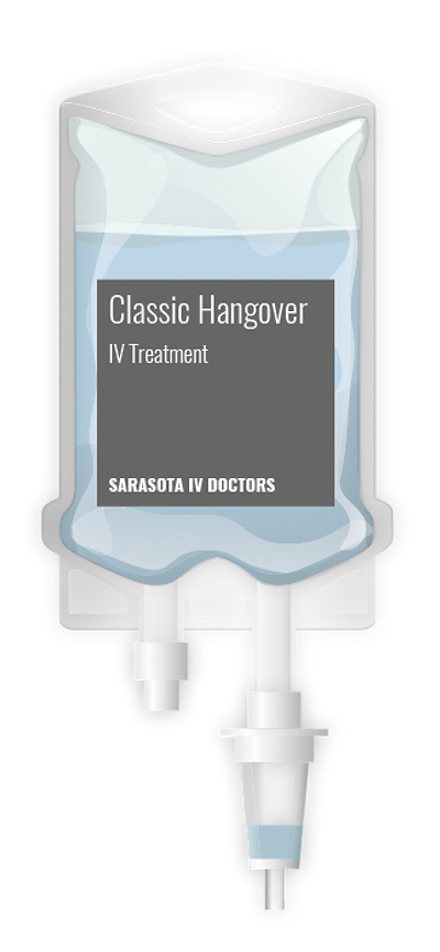 Classic Hangover IV therapy bag