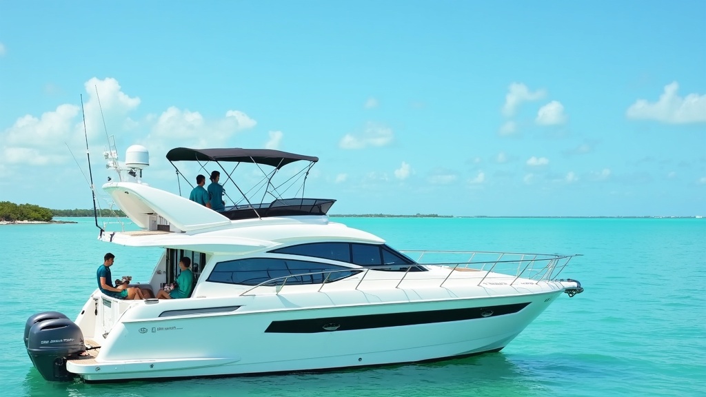 IV therapy service on a luxury yacht in Sarasota Bay